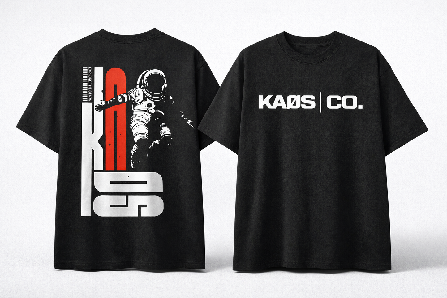 KAØS & Company “Explore The Stars” Heavyweight Streetwear Tee