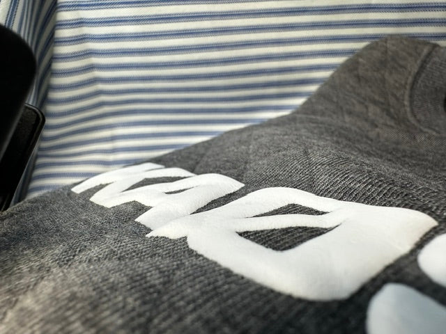 KAØS | CO. Puff Print Core Crewneck – Charcoal