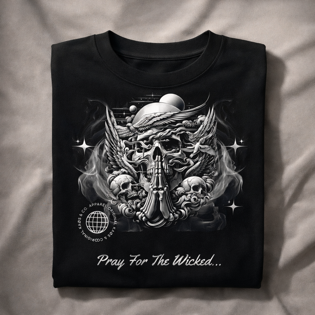 Pray For The Wicked Heavyweight Streetwear Tee