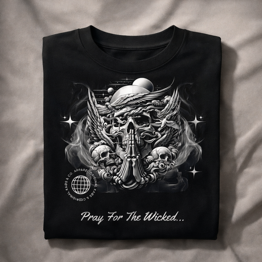 Pray For The Wicked Heavyweight Streetwear Tee