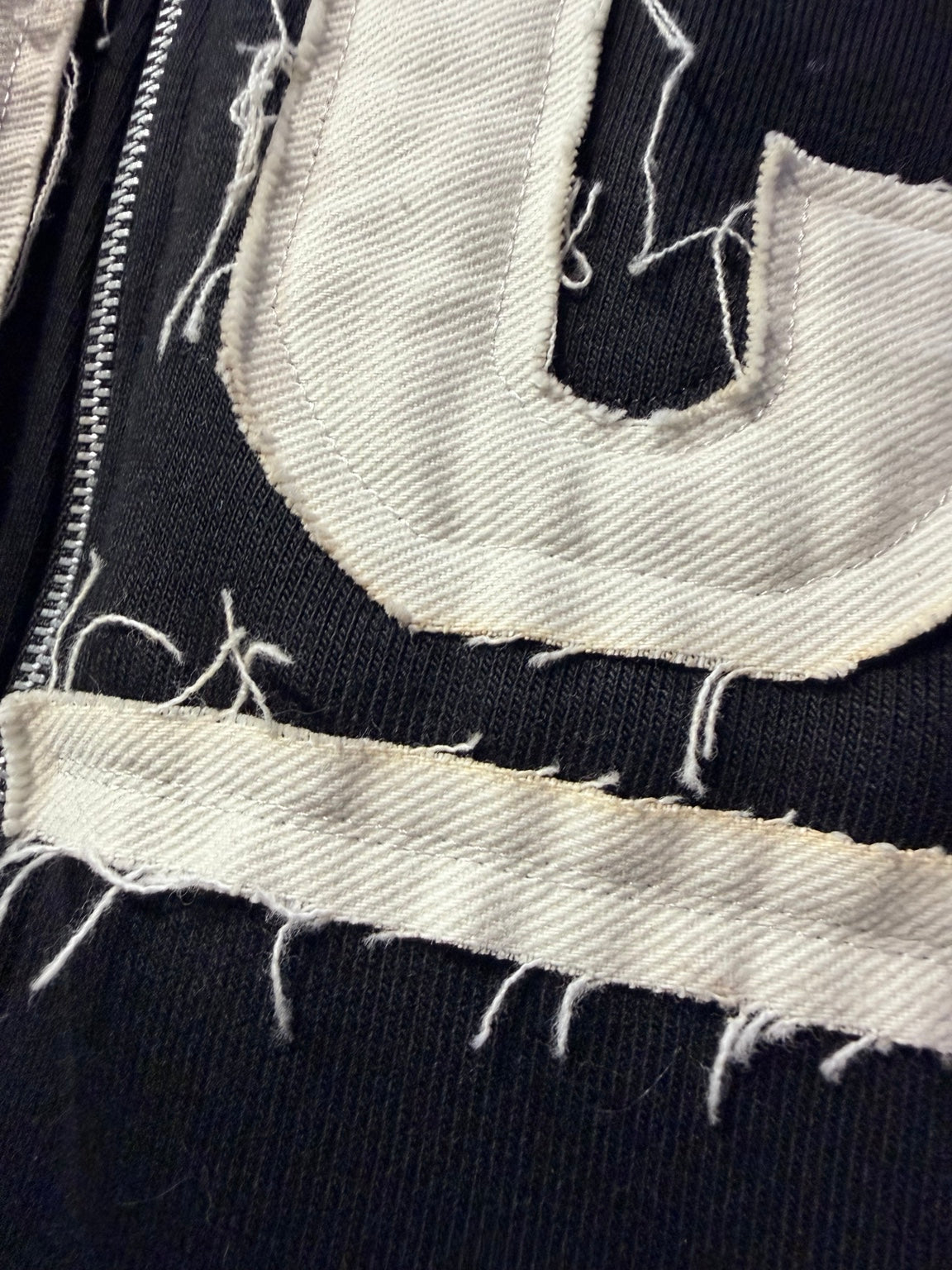 KAØS & Co. "KC" Appliqué Zip Hoodie