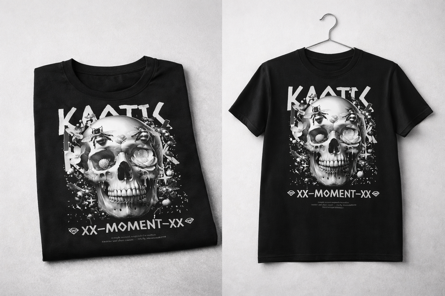 XX–MOMENT–XX Heavyweight Streetwear Tee (Black)