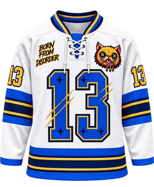 STALLICAT N°13 Hockey Jersey — Royal Blue & Gold
