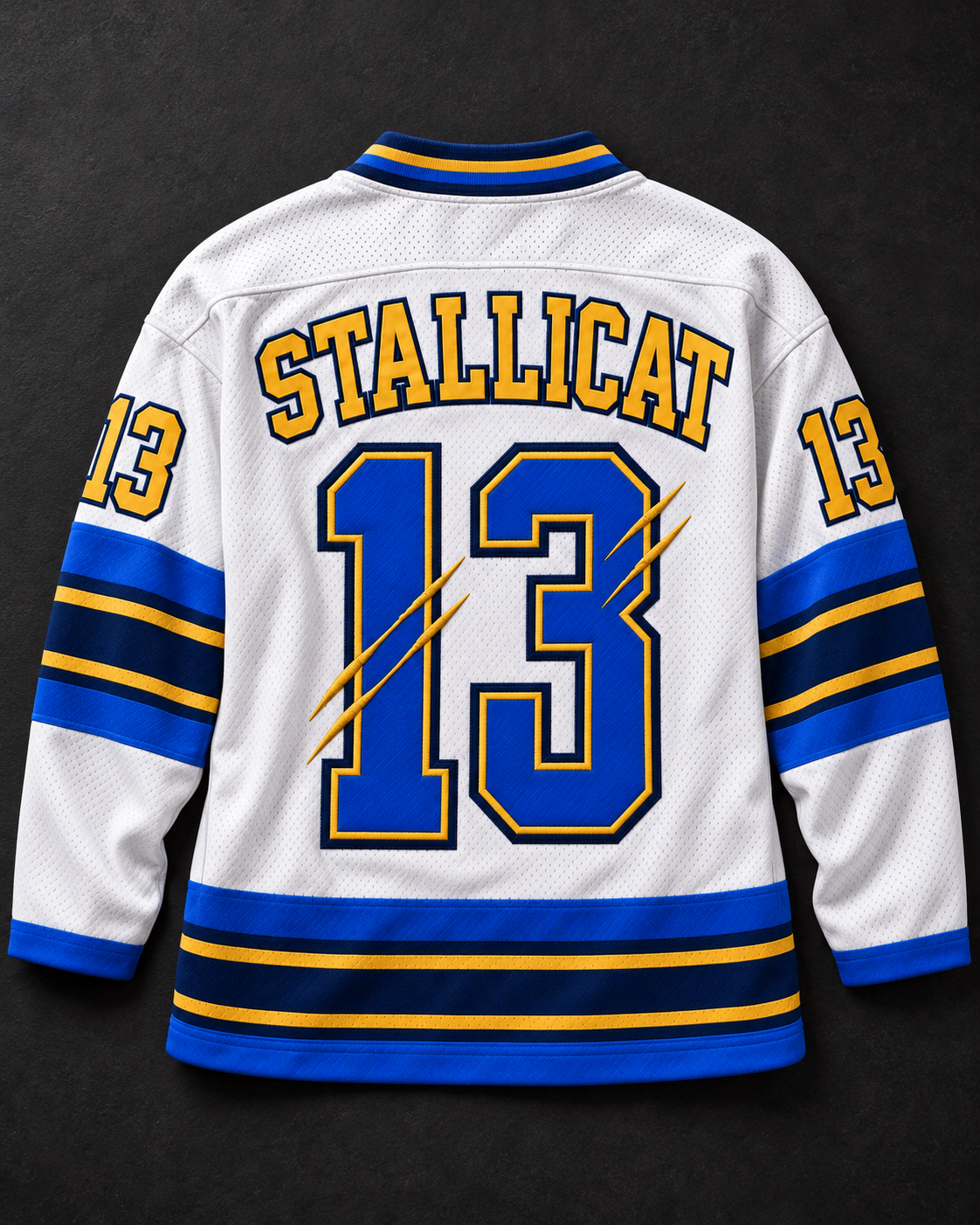 STALLICAT N°13 Hockey Jersey — Royal Blue & Gold
