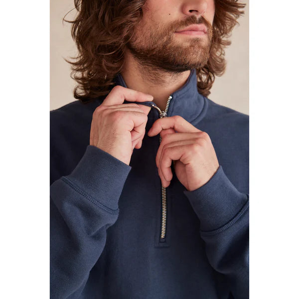 KAØS Essentials Ultra Heavyweight Organic French Terry Quarter Zip