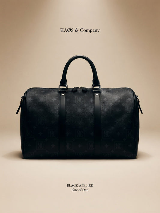 Black Atelier Bag — One of One | KAØS & Company PRE ORDER 05.05.26